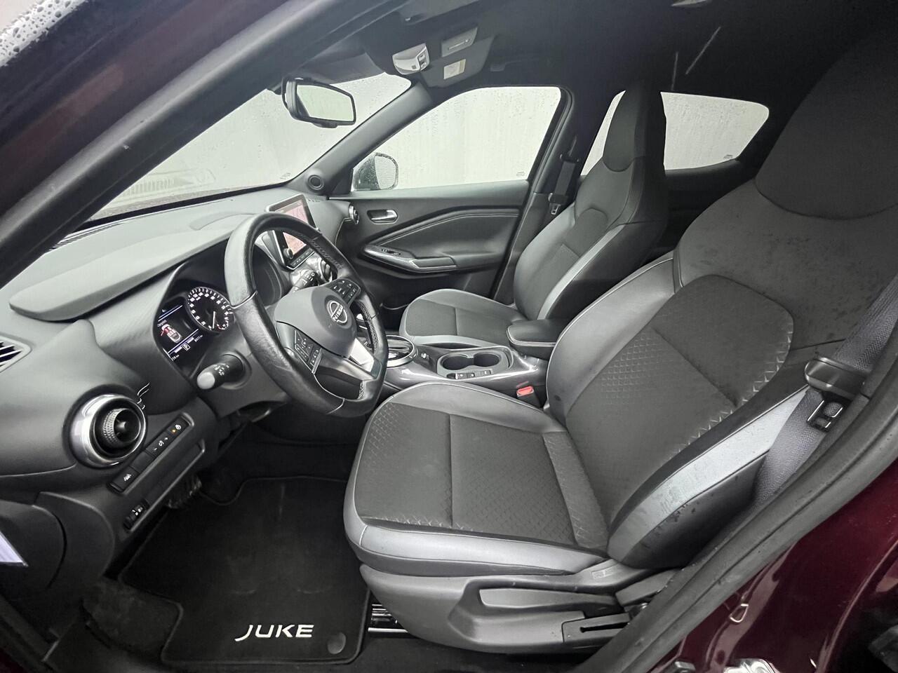 Nissan JUKE 1.6 Hybrid N-Design / Achteruitrijcamera / Stuur- en Stoelverwarming / Voorruitverwarming / Cruise- en Climate Control / Apple Carplay & Android Auto / Keyless Entry & Start / Navigatie full map / Parkeersensoren voor en achter /