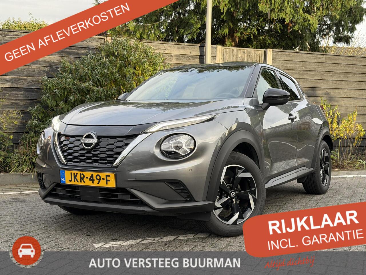 Nissan JUKE N-Connecta 1.6 Hybrid 143PK Automaat Navigatie, Achteruitrijcamera, Keyless, Parkeersensoren, Cruise Control, Climate Control