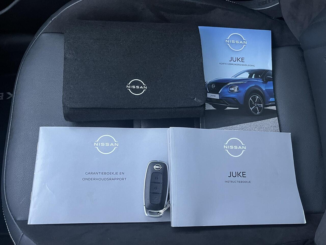 Nissan JUKE 1.0 DIG-T N-Design / 360° Camera / Adaptieve Cruise Control / Keyless Entry & Start / Apple Carplay & Android Auto / Navigatie full map / Climate Control / Alcantara Bekleding / Sportstoelen /