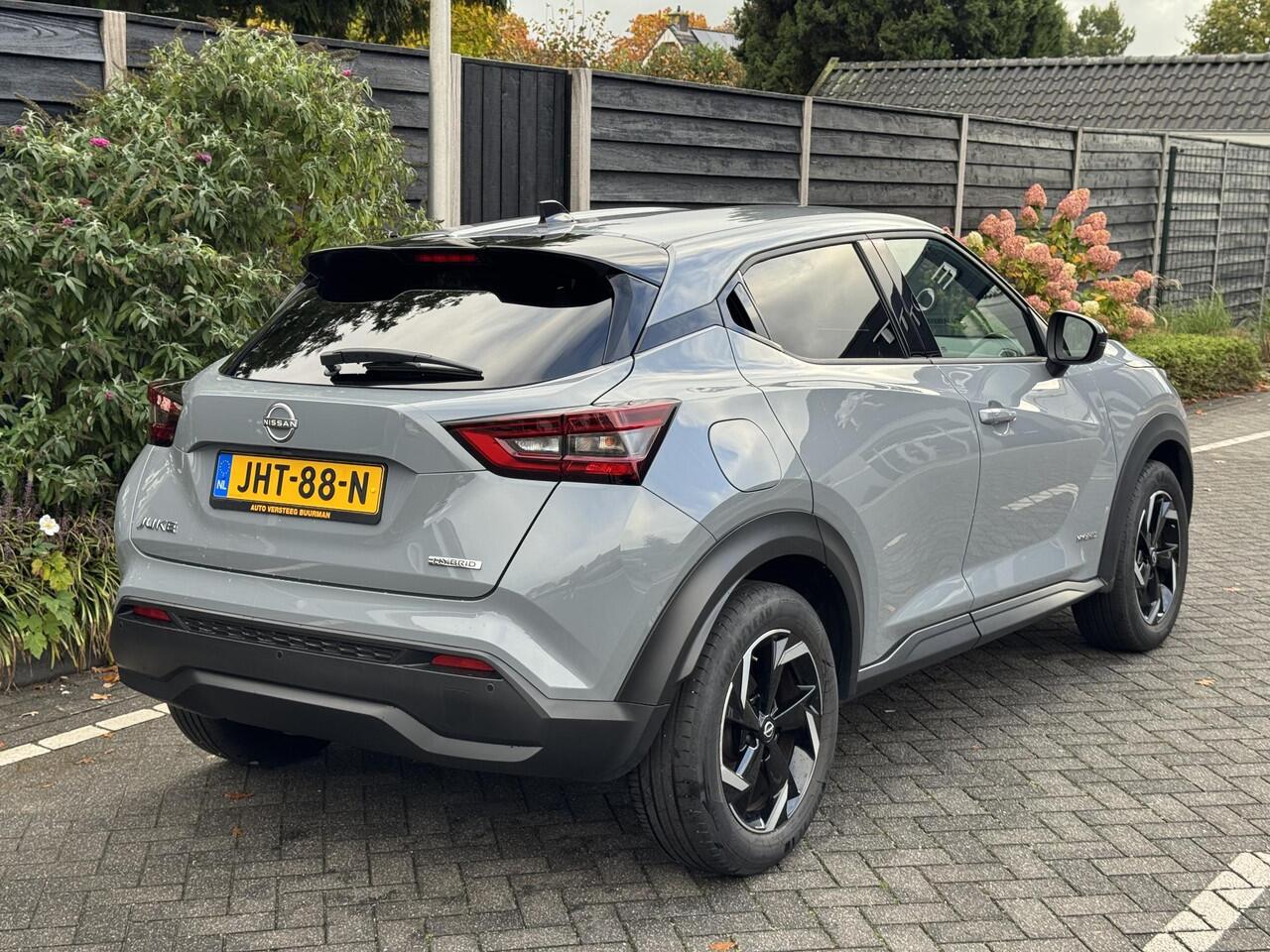 Nissan JUKE N-Connecta 1.6 Hybrid 143PK Automaat Achteruitrijcamera, Keyless, Apple Carplay, Android Auto, Parkeersensoren, Cruise Control, Climate Control