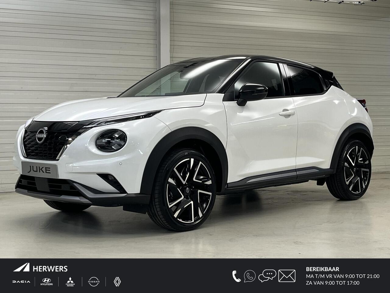 Nissan JUKE 1.6 Hybrid N-Design / ** ¤ 3.000,- Voorraadkorting **/ Nieuw uit Voorraad Leverbaar / Cold Pack Light /