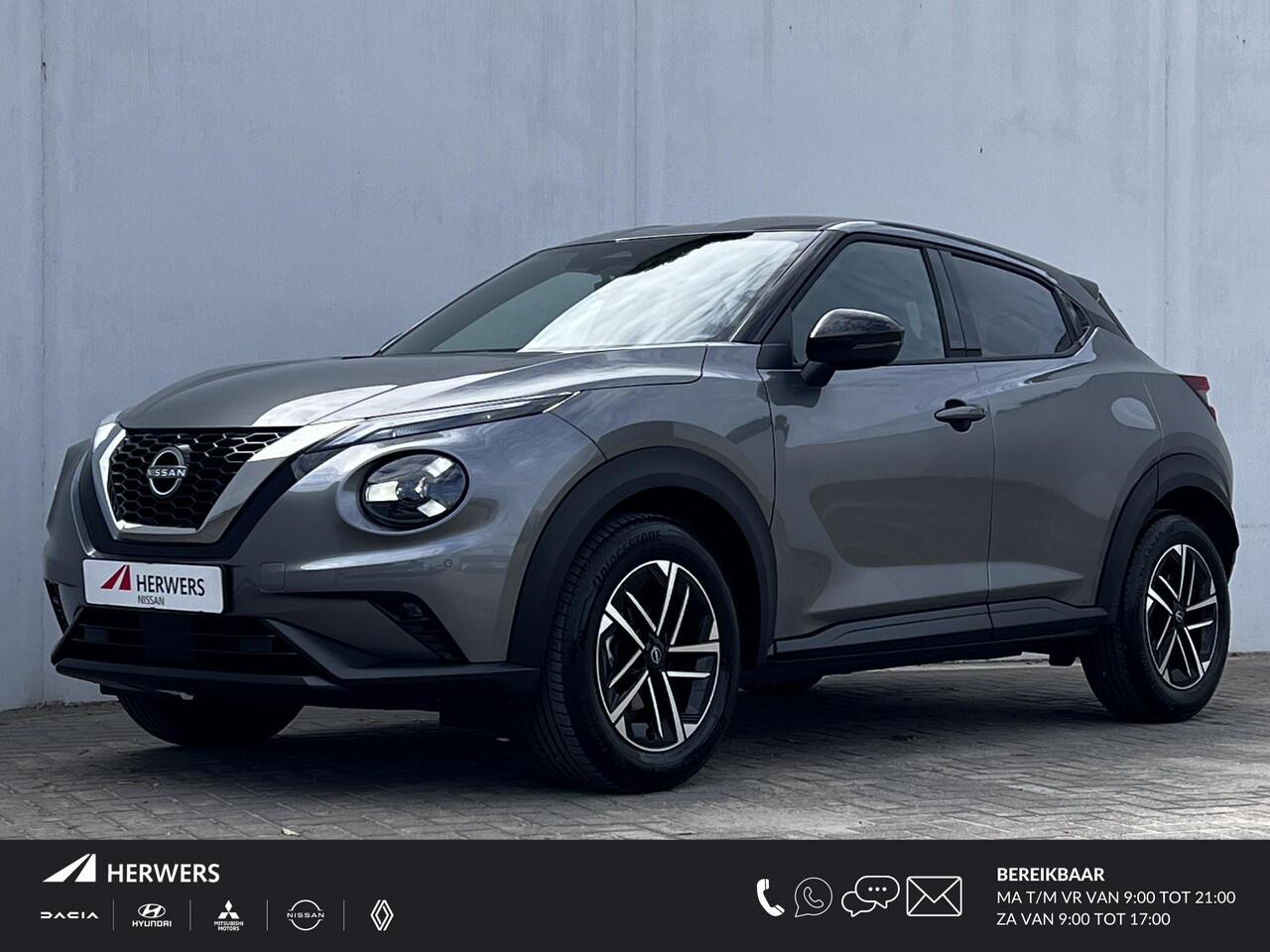 Nissan JUKE 1.0 DIG-T N-Connecta Automaat / Dealer onderhouden / Stuur-, stoel- en voorruitverwarming / Camera / Navigatie / Apple Carplay Android Auto / 17" LM wielen /