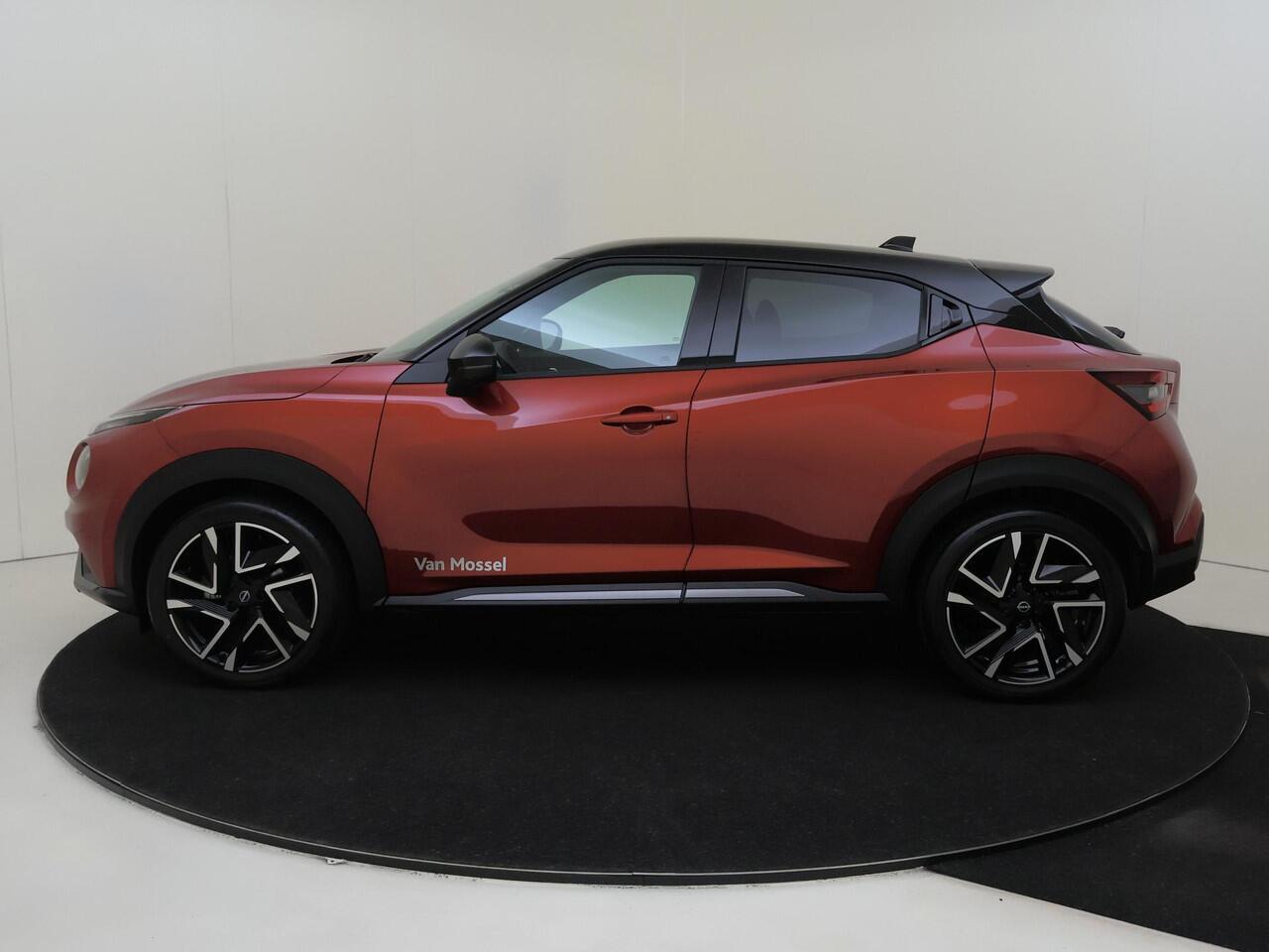Nissan JUKE 1.6 Hybrid N-Design 143PK | Automaat | Navigatie | 360 Graden Camera | Adaptieve Cruise Control | Stoel- en Stuurverwarming | Apple CarPlay & Android Auto