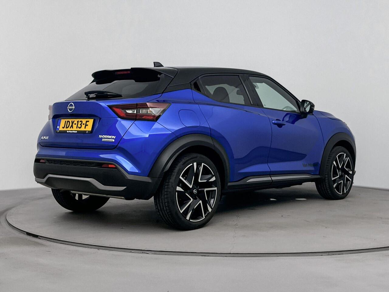 Nissan JUKE 1.6 Hybrid N-Design | Apple Carplay & Android Auto | Stoelverwarming | Stuurverwarming | 360 camera | Parkeersensoren