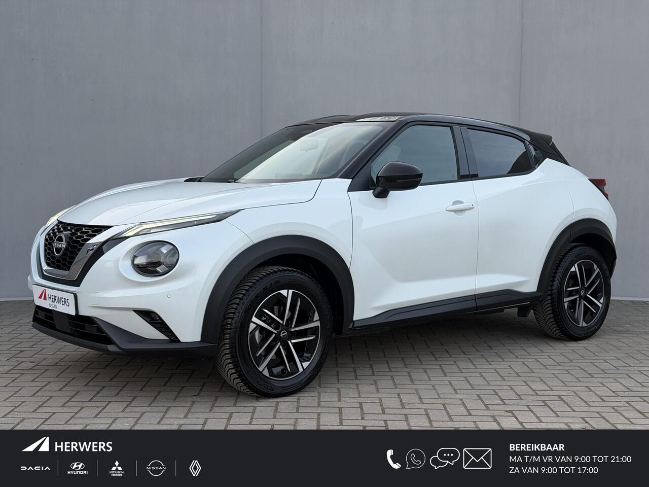Nissan JUKE 1.0 DIG-T DCT N-Connecta Automaat / Fabrieksgarantie tot 05-2028 / Camera / Navigatie / Stoel & Stuurwiel verwarming / Apple Carplay & Android Auto / DAB / All Season Banden /