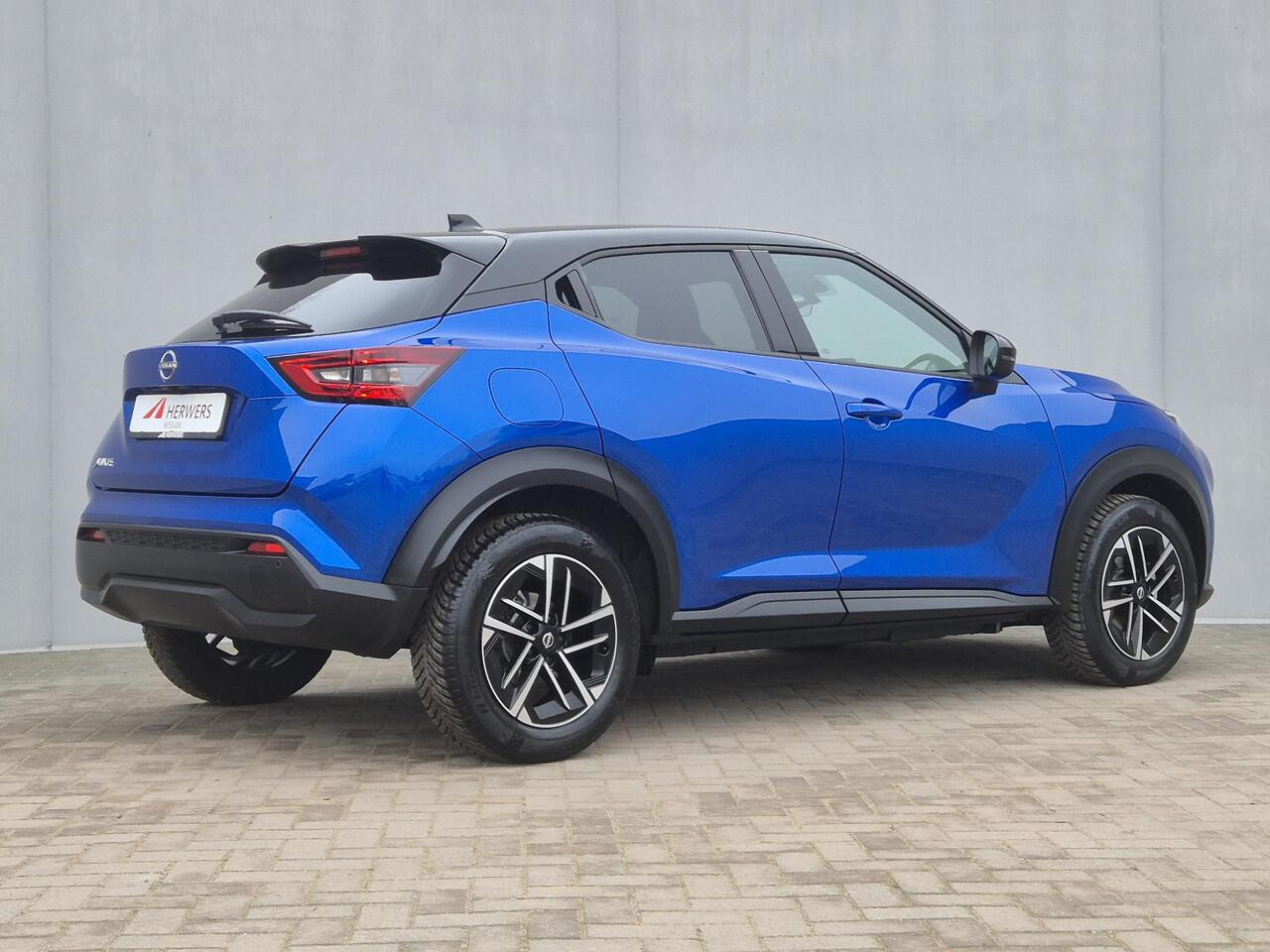 Nissan JUKE 1.0 DIG-T N-Connecta DCT Automaat / Fabrieksgarantie tot 03-2028 / All season banden / Cold Pack / Achteruitrijcamera / Trekgewicht 1250 kg / Cruise control / Draadloze telefoon lader / Apple Carplay Androud Auto /