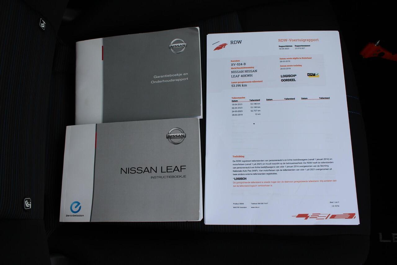 Nissan LEAF Acenta 40 kWh DAB snellader camera E pedal incl extra winter wielen set