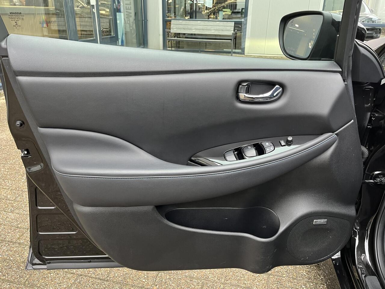 Nissan LEAF Tekna 40 kWh | NL Auto/2e Eig./Voll.Historie/Leder/Navi/Adapt.Cruise/Clima/Apple CarPlay-Android Auto/Bose Audio/360° Camera