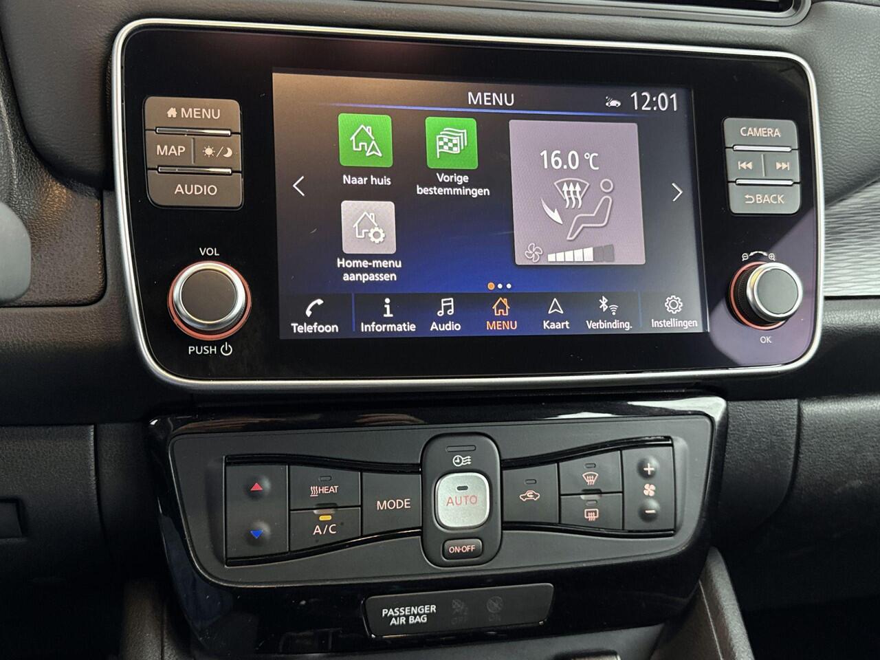 Nissan LEAF Acenta 40 kWh 150PK | Navigatie | Adaptieve Cruise Control | Lichtmetalen Velgen | Apple CarPlay & Android Auto
