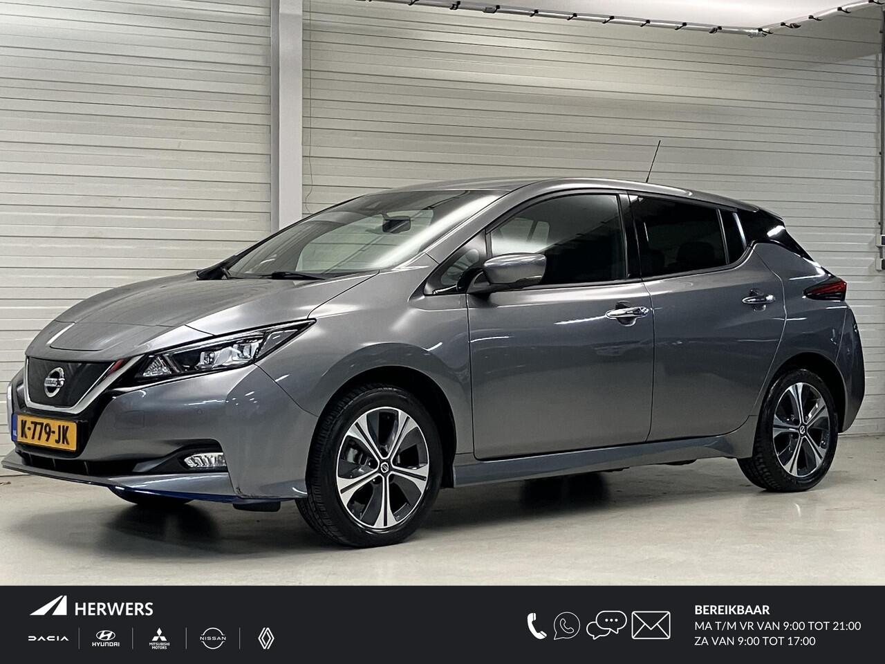 Nissan LEAF e+ N-Connecta 62 kWh / Eerste Eigenaar / Dealer Onderhouden / 385 KM WLTP / Navigatie / Stoel- en Stuurverwarming / 360 Graden Camera / Cruise Control / Climate Control /