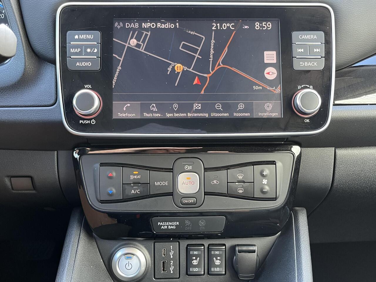 Nissan LEAF Tekna 40 kWh | NL Auto/SOH 98%/Voll.Historie/Leder/Navi/Bose Audio/360° Camera/Adapt.Cruise/Clima