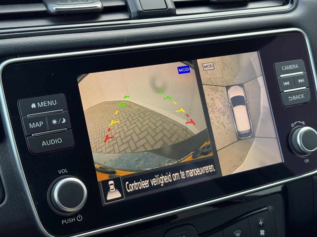 Nissan LEAF e+ Tekna 62 kWh 100% dealer onderhouden / SOH 93,2% / Stoelverwarming Voor & Achter / Adaptieve Cruise Control / Warmtepomp / Bose Audio / Rondzichtcamera / Stuurverwarming / Dodehoekdetectie / Apple Carplay & Android Auto /