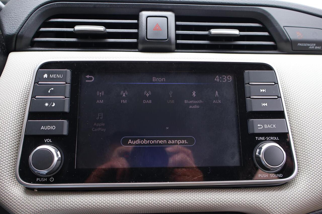 Nissan MICRA 1.0 Acenta NL-Auto | Volledig Onderh. | BTW | Airco | Carplay | Cruise | Multimedia | DAB Radio | LED | Start/Stop | Hill Hold