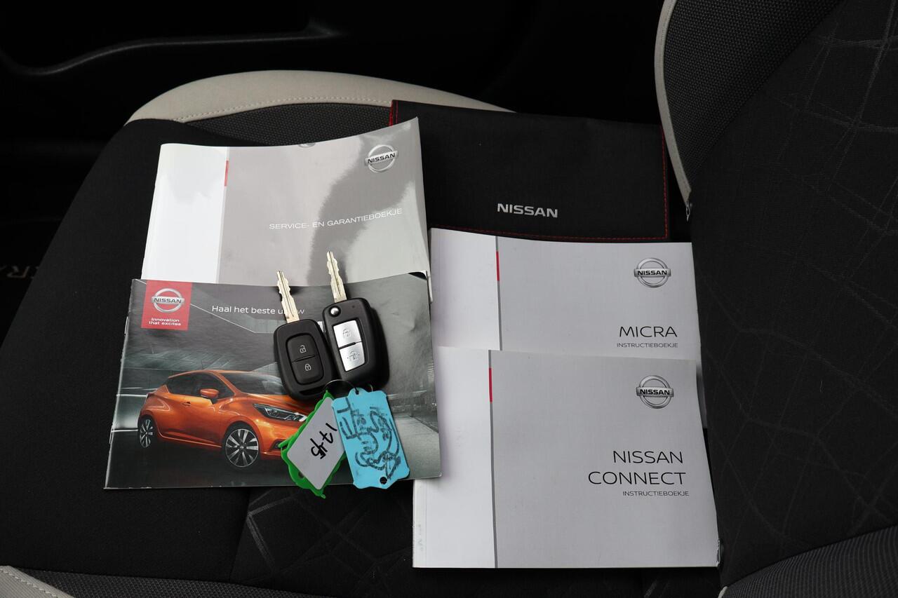 Nissan MICRA 1.0 Acenta NL-Auto | Volledig Onderh. | BTW | Airco | Carplay | Cruise | Multimedia | DAB Radio | LED | Start/Stop | Hill Hold