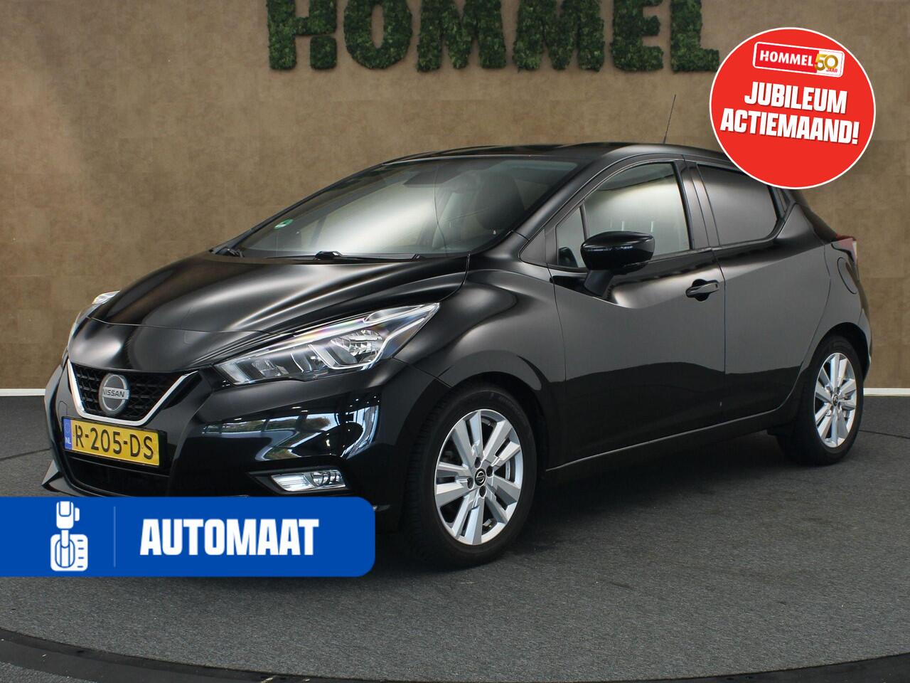 Nissan MICRA 1.0 IG-T N-Connecta - AIRCO - CAMERA - CRUISE CONTROL - 4 X ELEKTRISCHE RAMEN - ARMSTEUN VOOR - 16 INCH LICHT METALEN VELGEN - DODEHOEK DETECTIE - PARKEERSENSOREN ACHTER - LICHT/ REGENSENSOR
