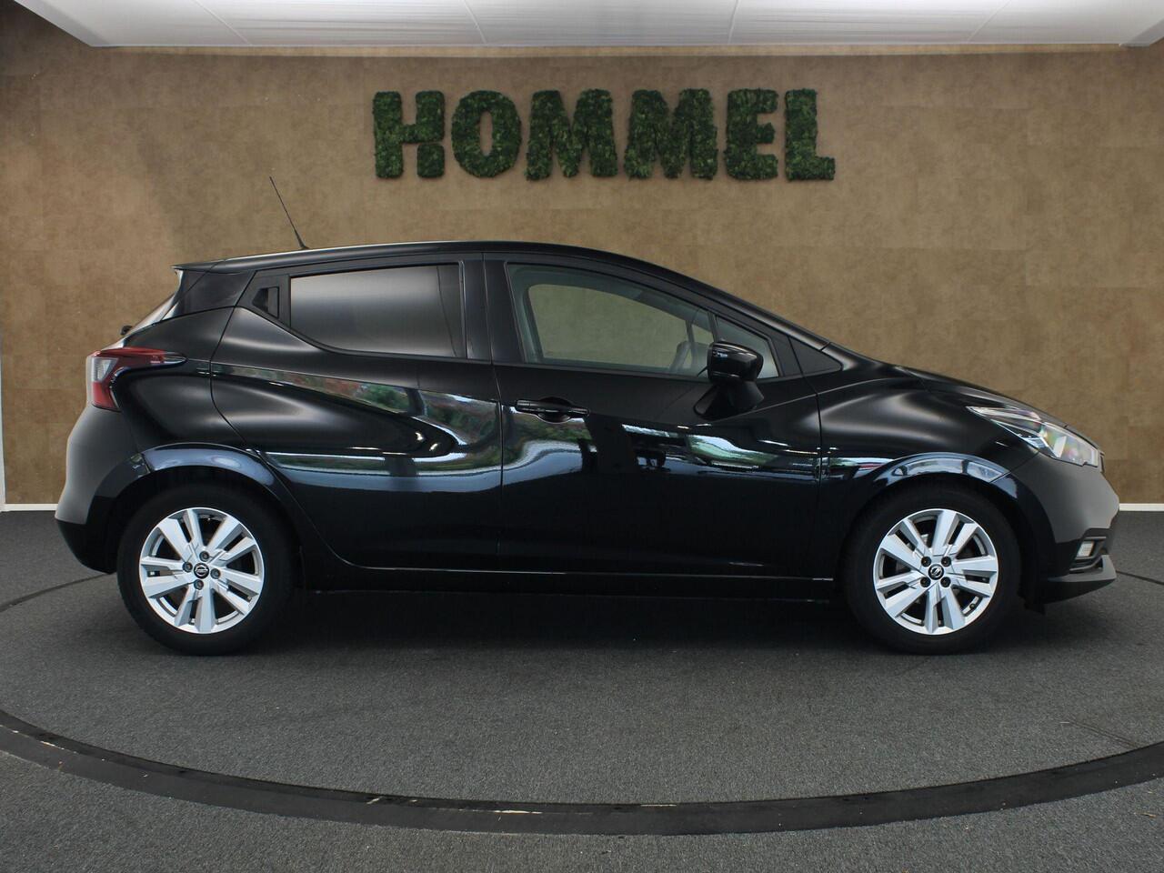 Nissan MICRA 1.0 IG-T N-Connecta - AIRCO - CAMERA - CRUISE CONTROL - 4 X ELEKTRISCHE RAMEN - ARMSTEUN VOOR - 16 INCH LICHT METALEN VELGEN - DODEHOEK DETECTIE - PARKEERSENSOREN ACHTER - LICHT/ REGENSENSOR