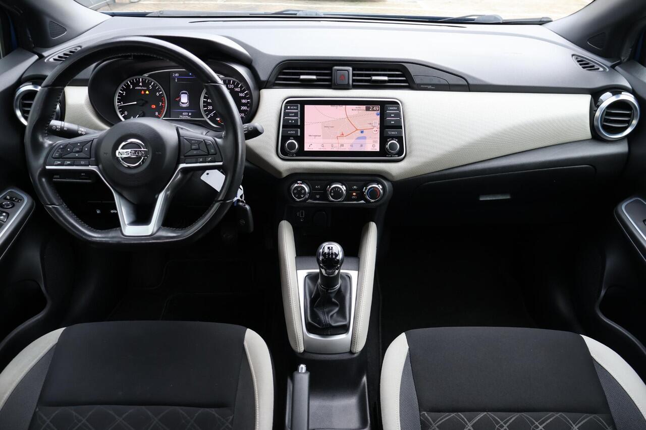 Nissan MICRA 1.0 IG-T N-Connecta 1e Eigenaar | Volledig Onderh | BTW | NL-Auto | Camera | Navi | Carplay | DAB | Cruise | LED | Start/Stop | Hill-Hold | PDC Achter