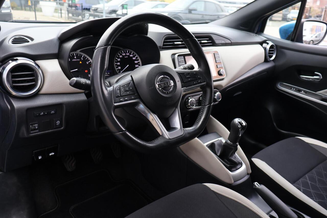 Nissan MICRA 1.0 IG-T N-Connecta 1e Eigenaar | Volledig Onderh | BTW | NL-Auto | Camera | Navi | Carplay | DAB | Cruise | LED | Start/Stop | Hill-Hold | PDC Achter