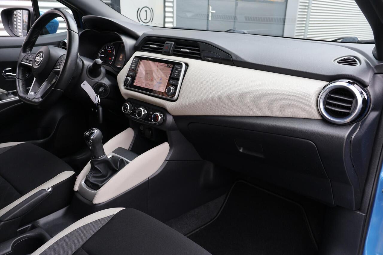 Nissan MICRA 1.0 IG-T N-Connecta 1e Eigenaar | Volledig Onderh | BTW | NL-Auto | Camera | Navi | Carplay | DAB | Cruise | LED | Start/Stop | Hill-Hold | PDC Achter