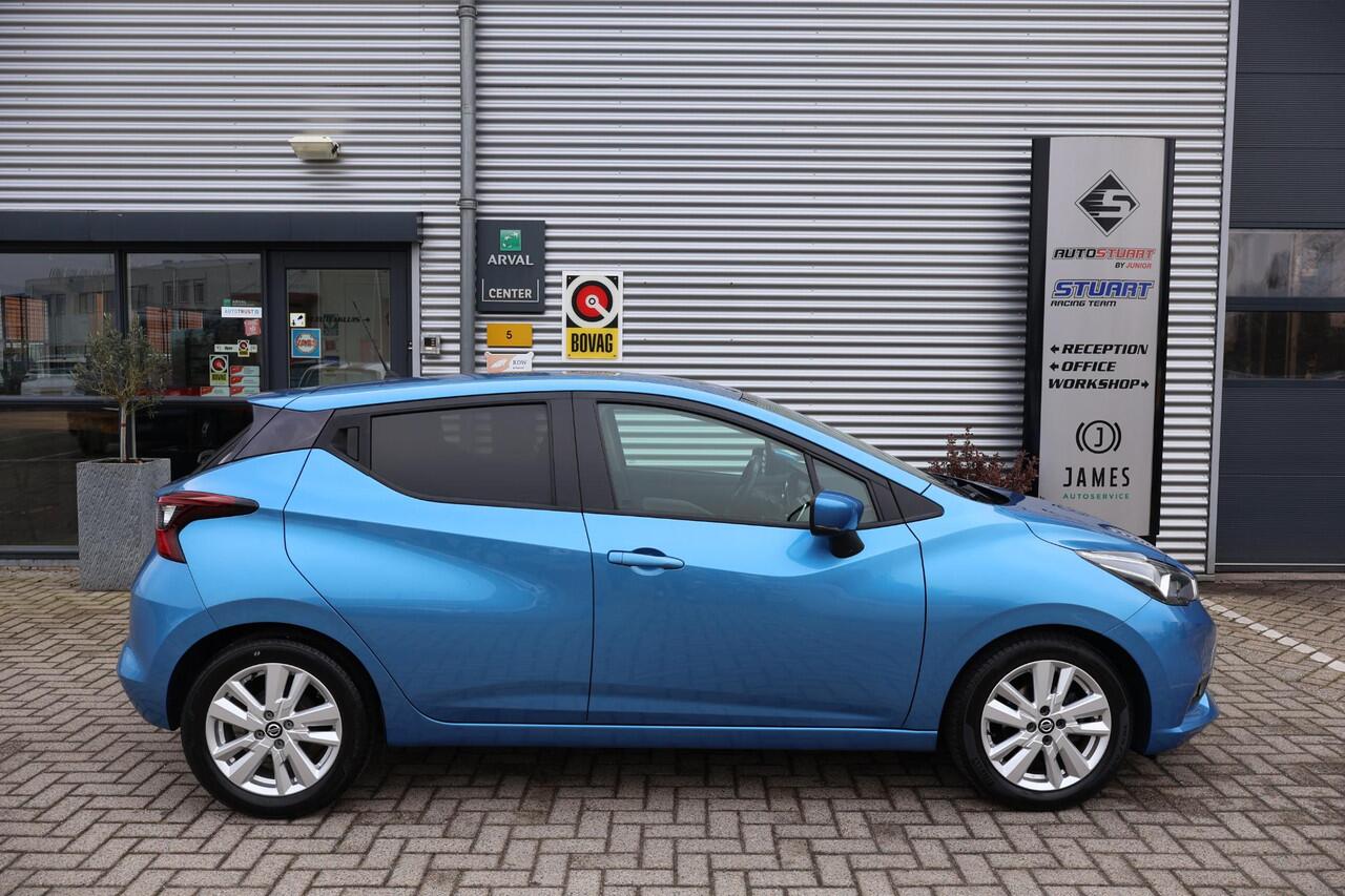 Nissan MICRA 1.0 IG-T N-Connecta 1e Eigenaar | Volledig Onderh | BTW | NL-Auto | Camera | Navi | Carplay | DAB | Cruise | LED | Start/Stop | Hill-Hold | PDC Achter