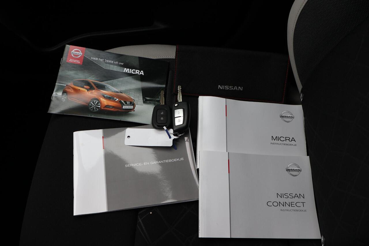 Nissan MICRA 1.0 IG-T N-Connecta 1e Eigenaar | Volledig Onderh | BTW | NL-Auto | Camera | Navi | Carplay | DAB | Cruise | LED | Start/Stop | Hill-Hold | PDC Achter
