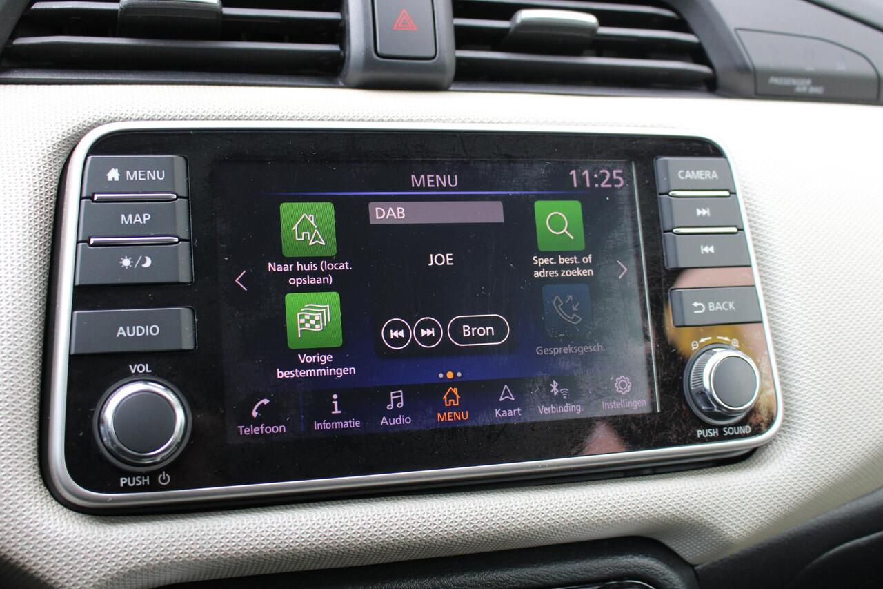 Nissan MICRA 1.0 IG-T N-Connecta Cruise Control | Airco | Achteruitrijcamera | Navigatiesysteem | Parkeersensoren