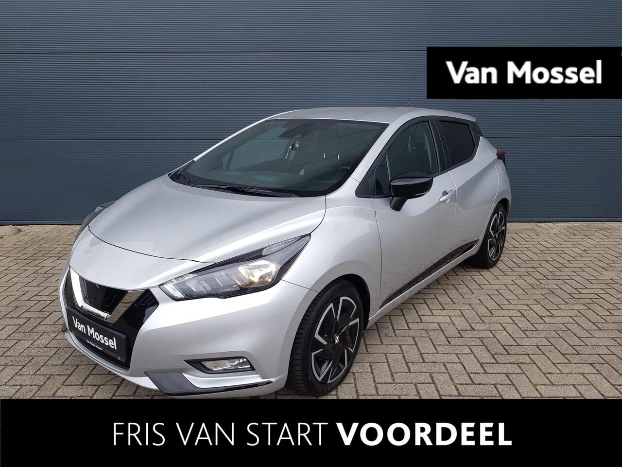 Nissan MICRA 1.0 IG-T 92Pk N-Design | All Season Banden | Airco | Navigatie | Parkeersensoren | Cruise Control | Apple Carplay/Android Auto | Lichtsensor | Privacy Glass achter |