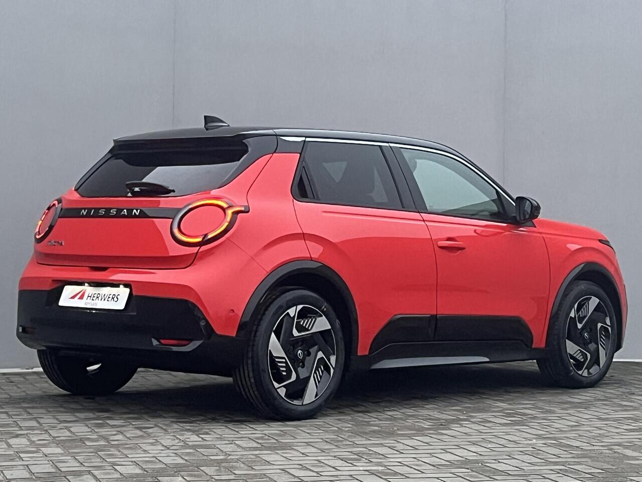 Nissan MICRA EVOLVE 52 kWh / ¤ 2.500,- EINDEJAARSVOORDEEL / Uit voorraad leverbaar / 417 km WLTP / 5 Jaar Fabrieksgarantie / Harman en Kardon Geluidssysteem / Google Maps Navigatie / Camera / Stoel- en Stuurverwarming / Climate Control / Adaptive Cruise Control /