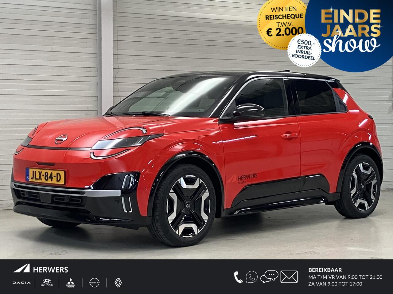 Nissan MICRA EVOLVE 52 kWh / 417 km WLTP/ Demonstratieauto / 5 Jaar Fabrieksgarantie / Harman en Kardon Geluidssysteem / Google Maps Navigatie / Camera / Stoel- en Stuurverwarming / Climate Control / Adaptive Cruise Control /