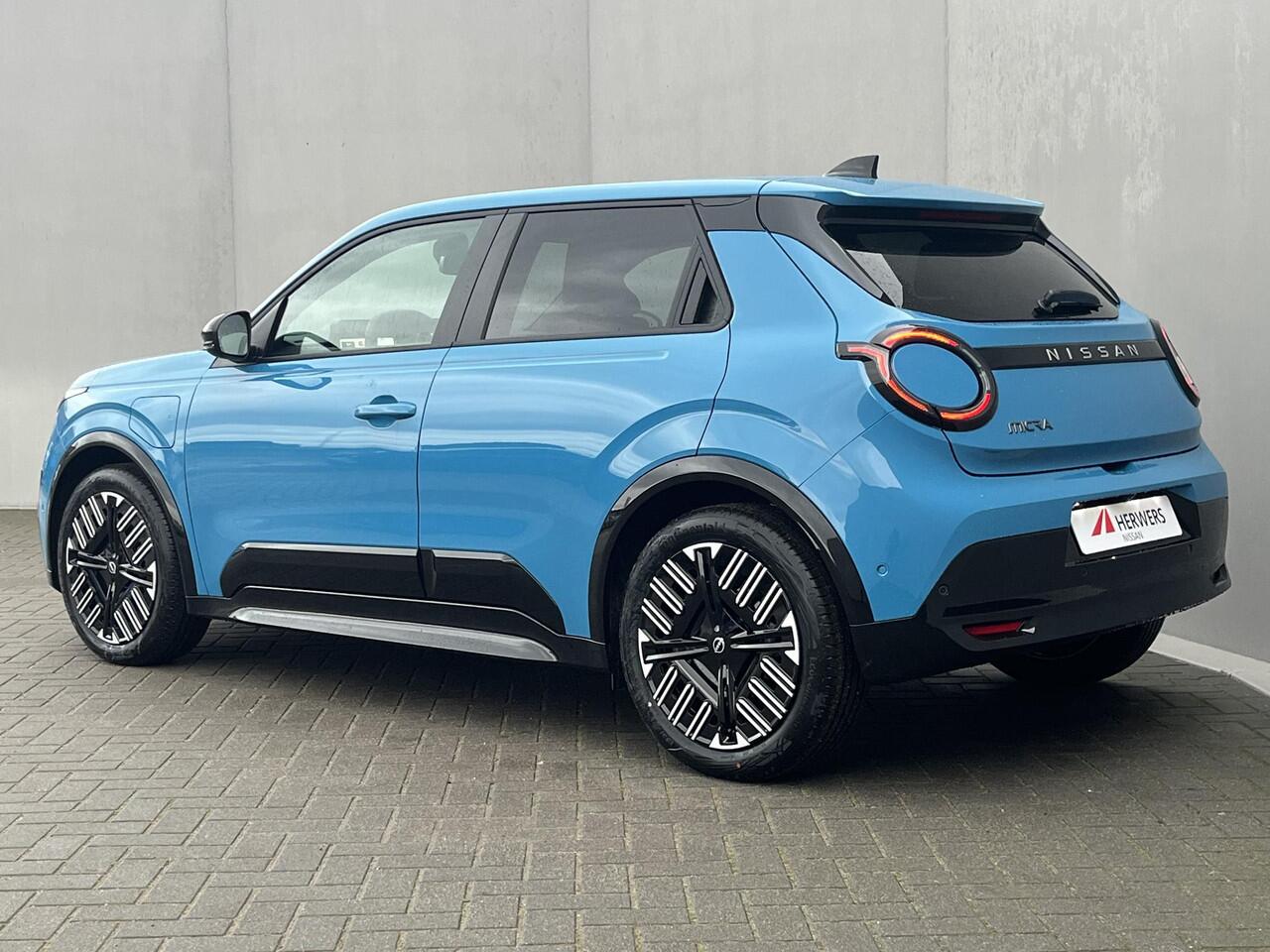 Nissan MICRA ADVANCE - Launch Edition 52 kWh / ¤2500,- EINDEJAARSVOORDEEL / 417 km WLTP / 5 Jaar Fabrieksgarantie / Stuur- en Stoelverwarming / Achteruitrijcamera / Adaptieve Cruise Control / Google Maps Navigatie / Apple Carplay & Android Auto / Climate Control / Ke