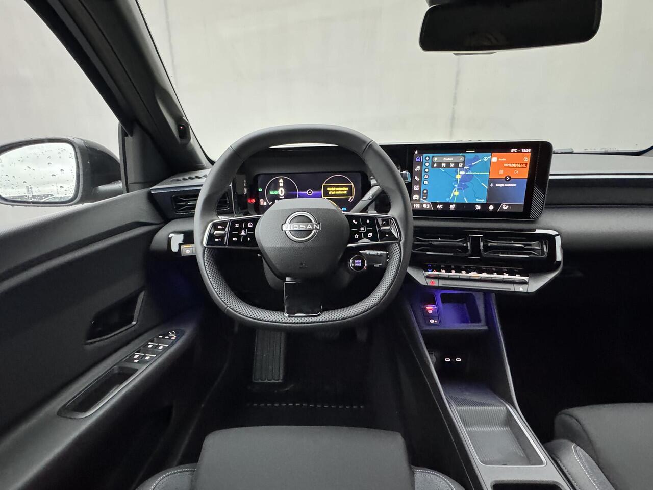 Nissan MICRA ADVANCE - Launch Edition 52 kWh / ** ¤ 2.500,- Voorraadvoordeel ** / 417 km WLTP / 5 Jaar Fabrieksgarantie / Stuur- en Stoelverwarming / Achteruitrijcamera / Adaptieve Cruise Control / Google Maps Navigatie / Apple Carplay & Android Auto / Climate Contr