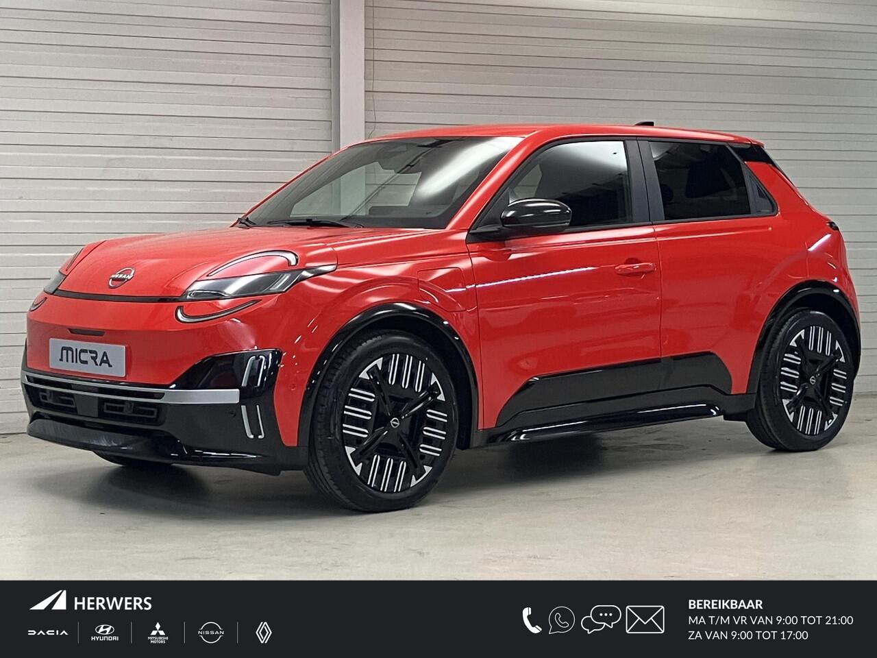 Nissan MICRA ADVANCE - Launch Edition 52 kWh / ** ¤ 2.500,- Voorraadvoordeel ** / Nieuw uit Voorraad Leverbaar / 417 KM WLTP / Google Maps Navigatie / Camera / Stoel- en Stuurverwarming / Adaptive Cruise Control /