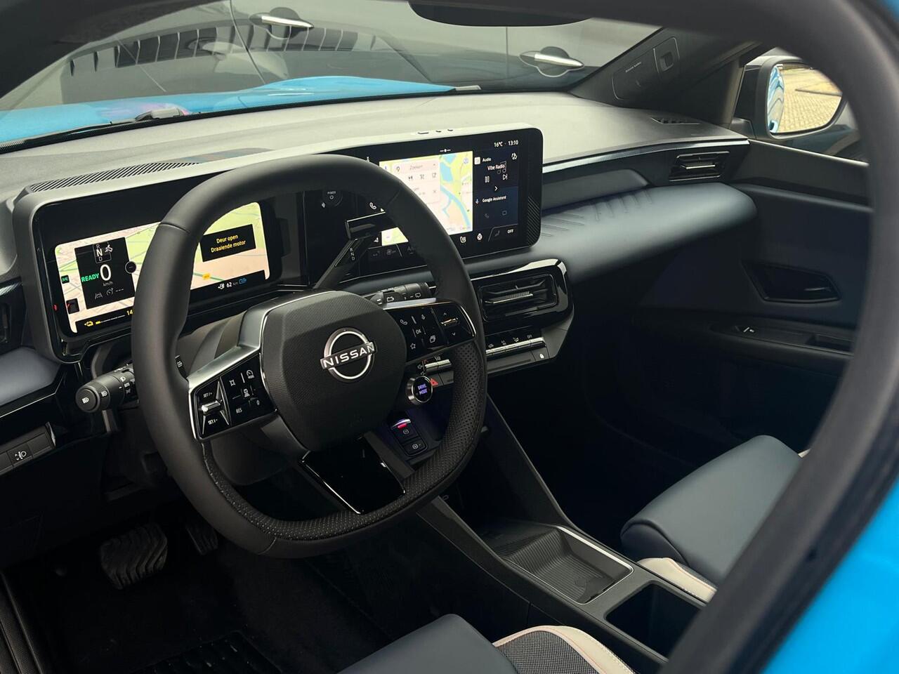 Nissan MICRA EVOLVE 52 kWh 150PK | Rijklaarprijs! | Harman Kardon Audio | Adaptieve Cruise Control met Stuurhulp | Stoel- en Stuurverwarming | 18'' Inch Velgen | Google Navigatie | One-Pedal Drive | Apple CarPlay & Android Auto | Nieuw uit voorraad leverbaar!