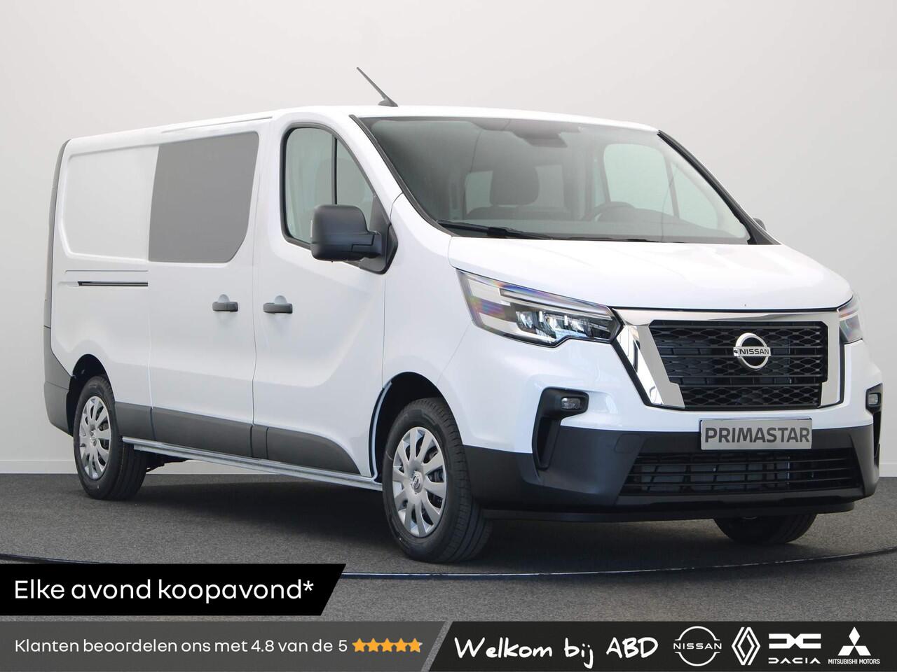 Nissan PRIMASTAR 2.0 dCi 170pk L2H1 N-Connecta | Dubbele Cabine | 0% Lease | Achteruitrijcamera | 5 Jaar Fabrieksgarantie | Laadruimtepakket |