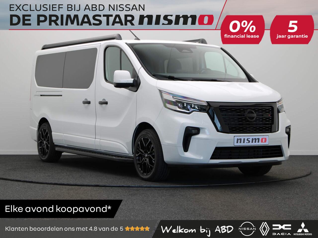 Nissan PRIMASTAR 2.0 dCi 170pk L2H1 Nismo+ | Dubbele Cabine | 0% Lease | Achteruitrijcamera | 5 Jaar Fabrieksgarantie |