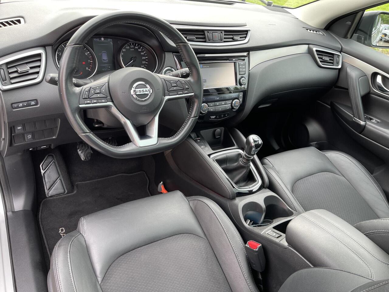 Nissan QASHQAI 1.2 Tekna | Trekhaak | Panoramadak | Navigatie | Stoelverwarming | 360° Camera | LED Koplampen | 19'' Velgen | Rijklaarprijs!