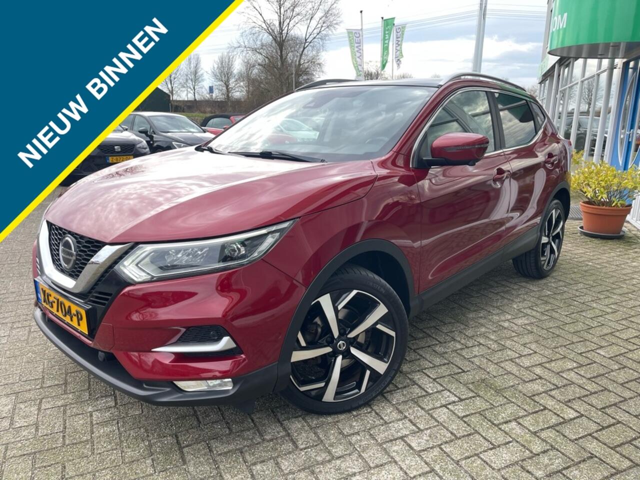 Nissan QASHQAI 1.2 Tekna +, Nav, Panodak, Camera, 19", Stoelverwarming