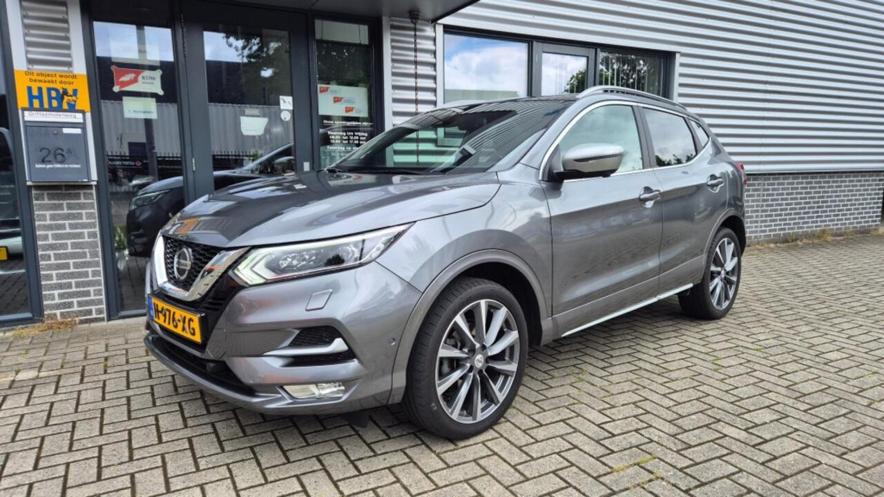 Nissan QASHQAI 1.3 DIG TEKNA + LEDER PANO DAK TREKHAAK 360 CAMERA STOELVERW NAVI CRUISE LV