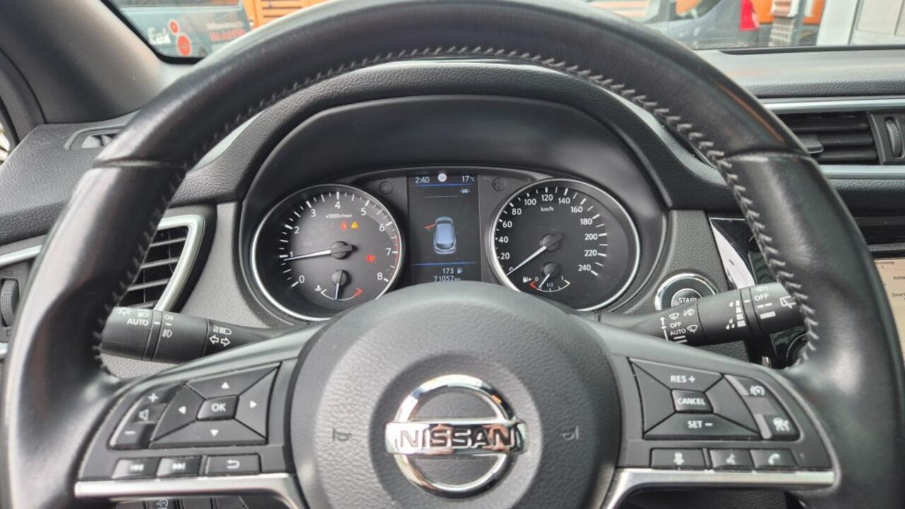 Nissan QASHQAI 1.3 DIG TEKNA + LEDER PANO DAK TREKHAAK 360 CAMERA STOELVERW NAVI CRUISE LV