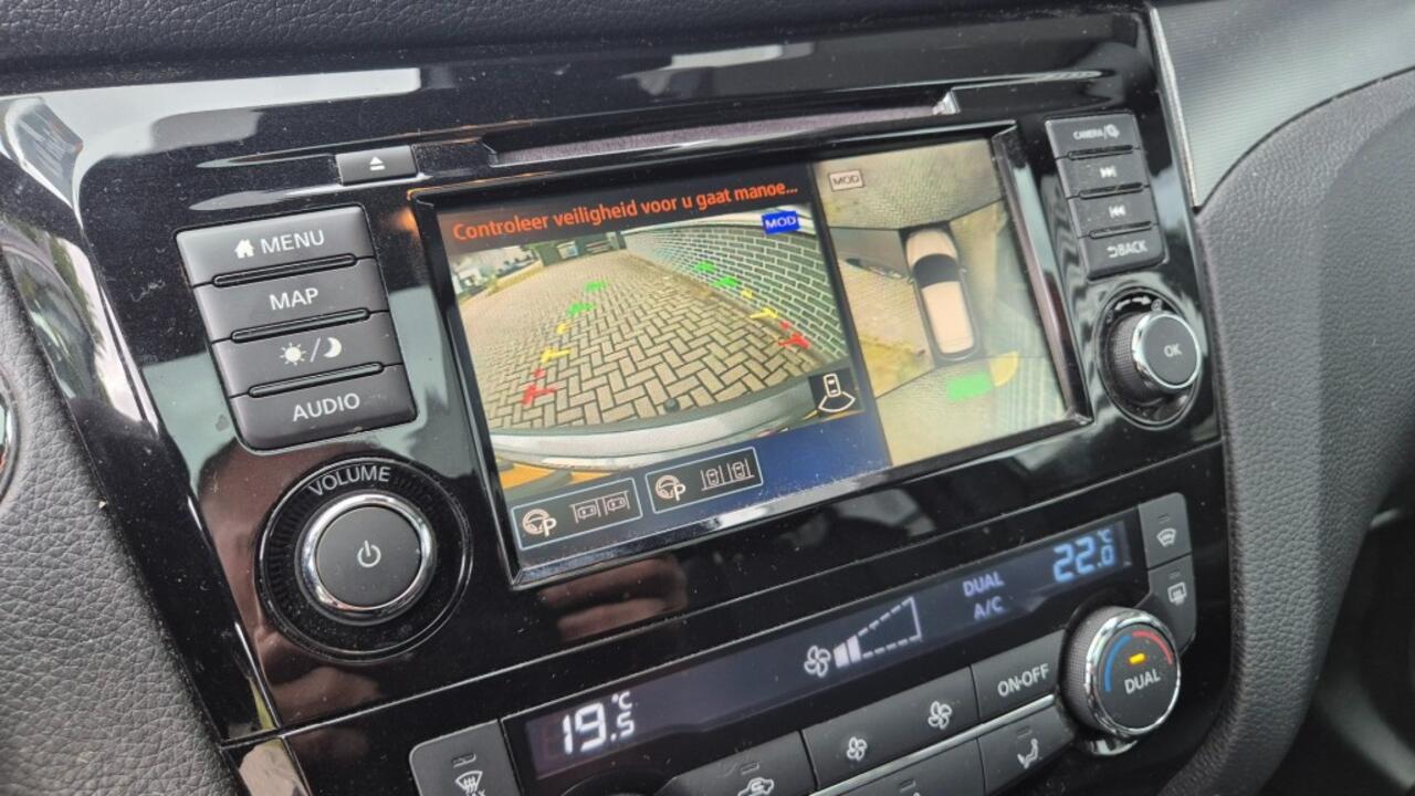 Nissan QASHQAI 1.3 DIG TEKNA + LEDER PANO DAK TREKHAAK 360 CAMERA STOELVERW NAVI CRUISE LV