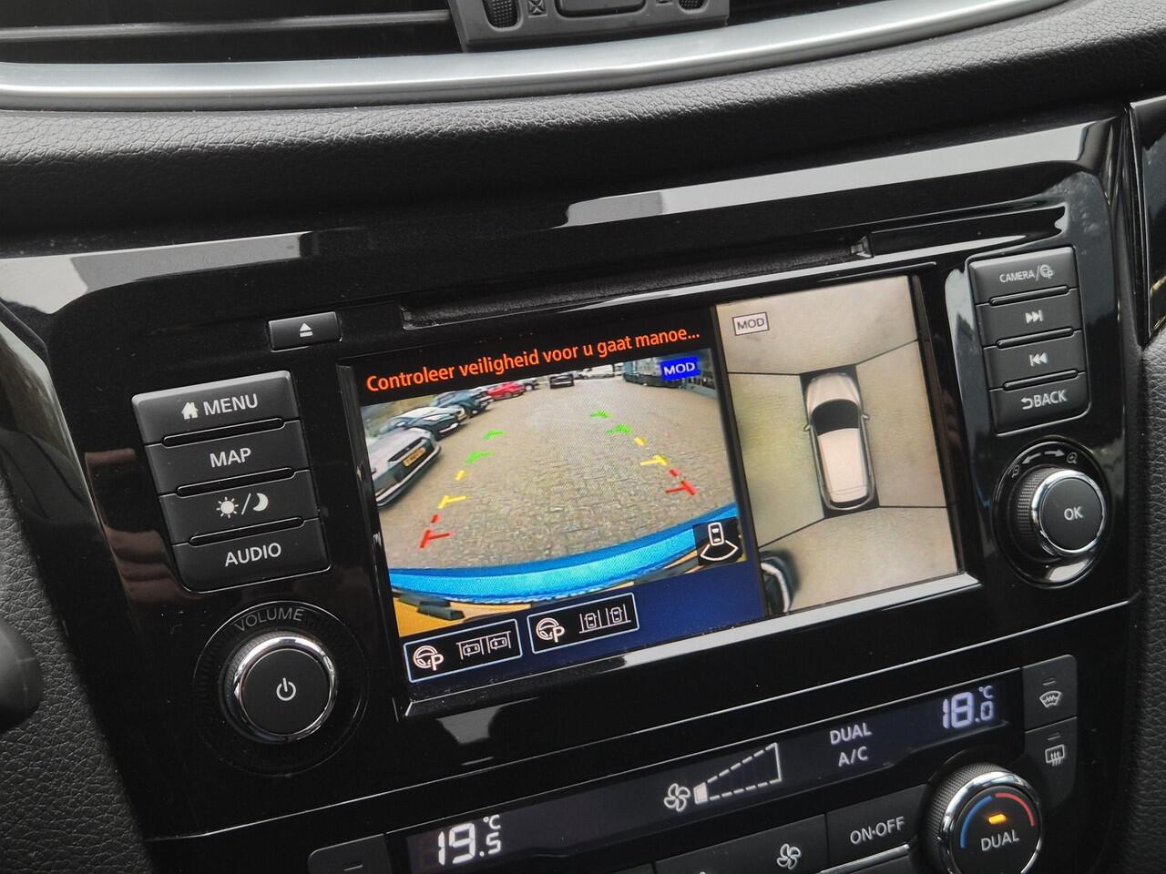 Nissan QASHQAI 1.3 DIG-T N-Connecta Automaat / Comfort Pack / Trekgewicht 1500 Kg / Rondomzicht camera / Adaptief CC / Apple Carplay Android Auto / Voorstoelen verwarmd / Keyless Entry/Start / Voorruit verwarming /