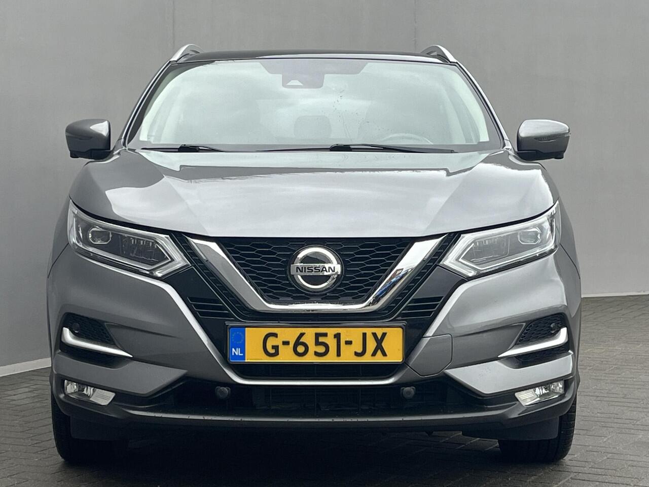 Nissan QASHQAI 1.3 DIG-T Tekna / Trekhaak (1500kg) / Stoelverwarming / Panoramadak / Cruise Control / Climate Control / Rondzichtcamera / Apple Carplay & Android Auto / Keyless Start + Entry /