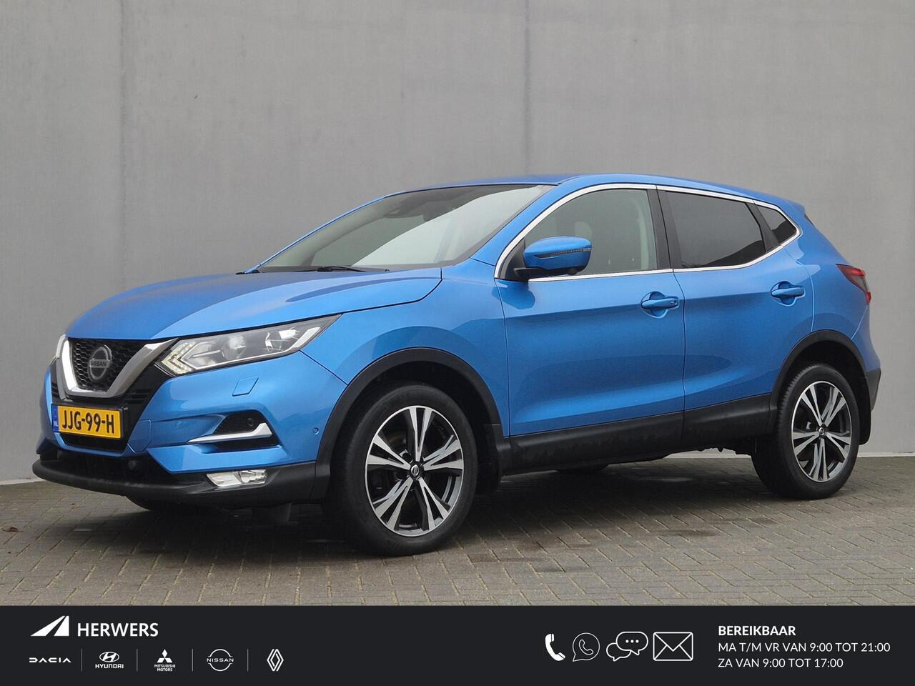 Nissan QASHQAI 1.3 DIG-T N-Connecta Automaat / Comfort Pack / Trekgewicht 1500 Kg / Rondomzicht camera / Adaptief CC / Apple Carplay Android Auto / Voorstoelen verwarmd / Keyless Entry/Start / Voorruit verwarming /