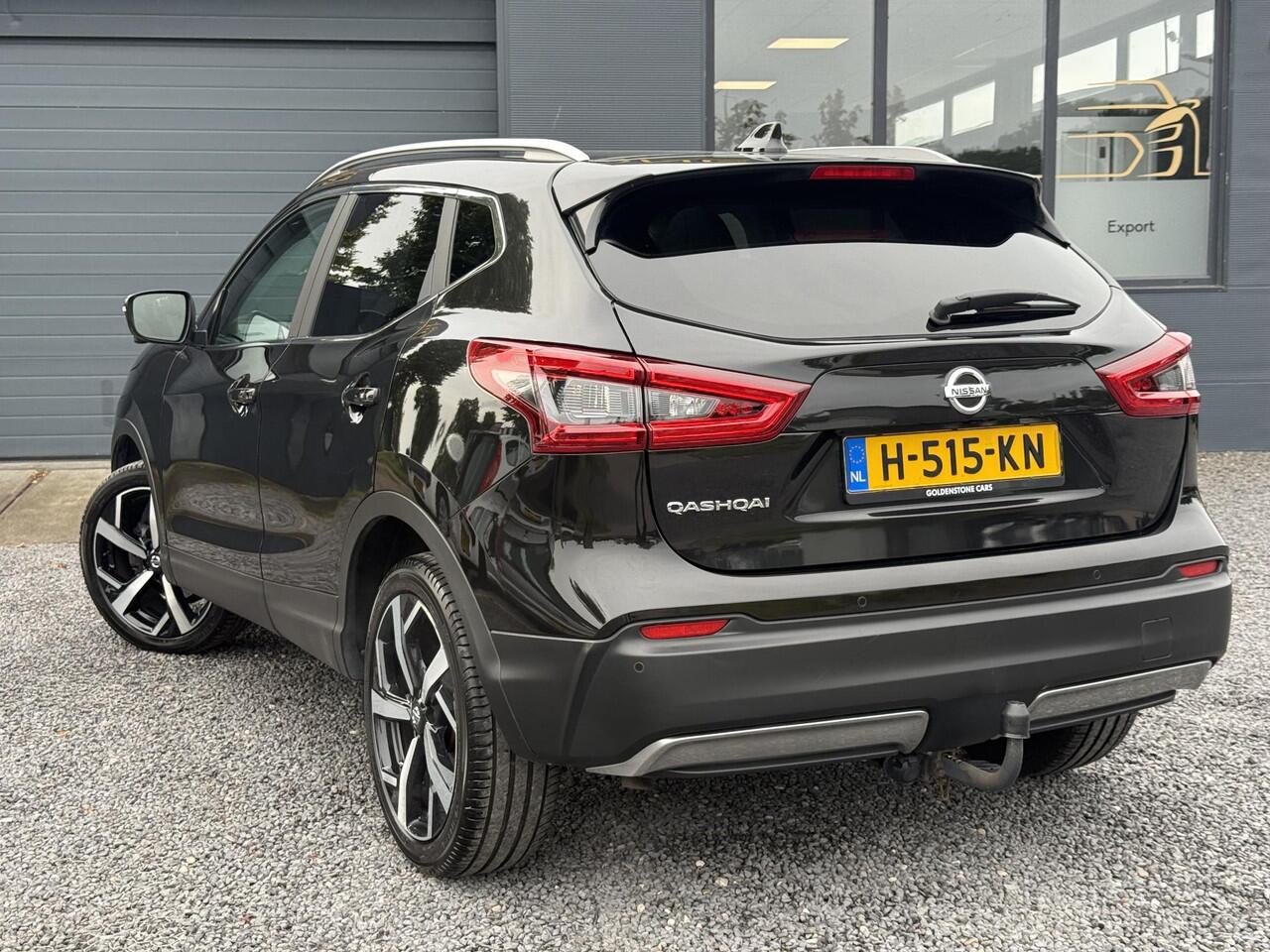Nissan QASHQAI 1.3 DIG-T Tekna + 2e Eigenaar,Pano,Navi,Camera,Trekhaak,Stoelverwarming,Clima,Cruise,Pdc V+A,Keyless,Halfleder,Dealer Onderhouden,Apk tot 03-2028
