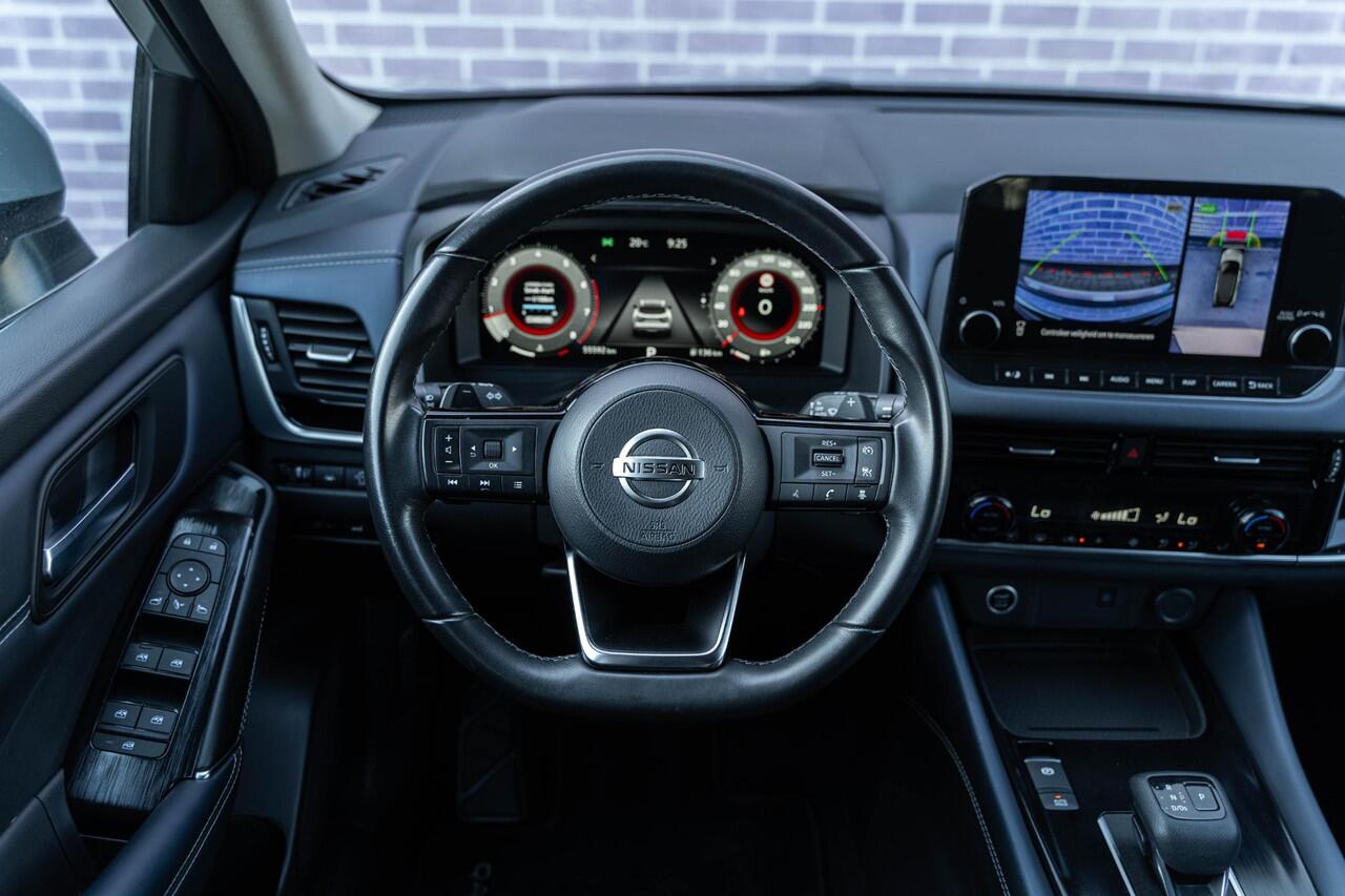 Nissan QASHQAI 1.3 MHEV Xtronic N-Connecta | Adaptive Cruise Control | Trekhaak | Navigatie | Achteruitrijcamera | Climate Control | Half-Lederen Bekleding | 18" Lichtmetaal