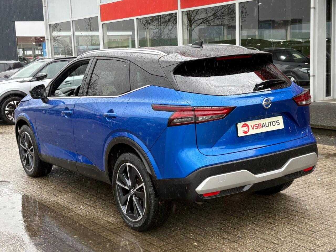 Nissan QASHQAI 1.3 MHEV XTRONIC 158PK TEKNA HALF-LEER NAVI PANO-DAK CAMERA HEAD-UP CARPLAY