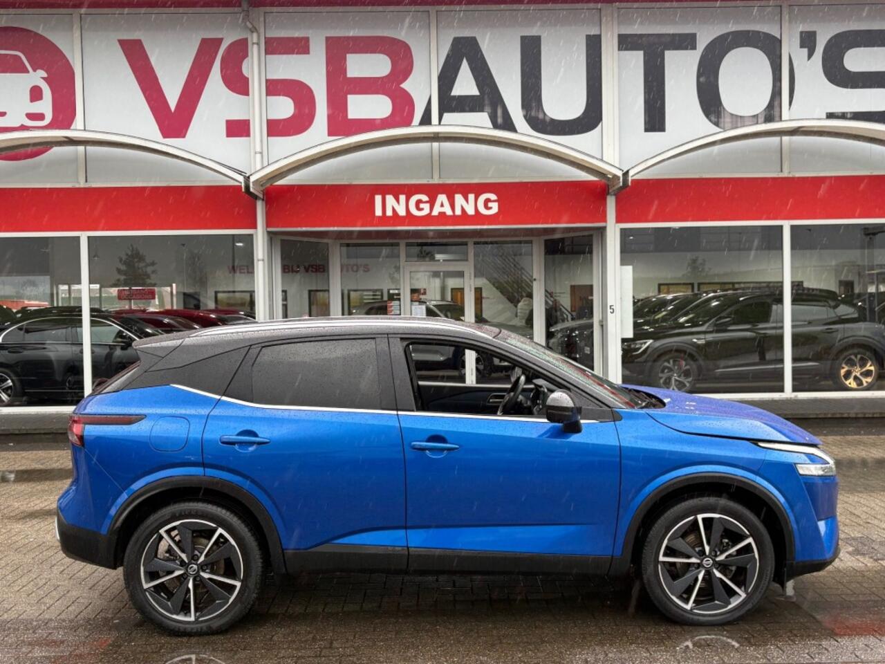 Nissan QASHQAI 1.3 MHEV XTRONIC 158PK TEKNA HALF-LEER NAVI PANO-DAK CAMERA HEAD-UP CARPLAY