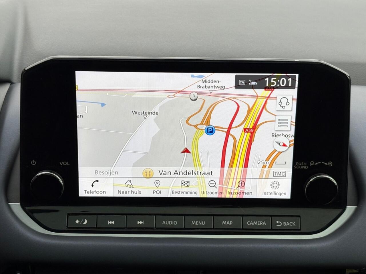 Nissan QASHQAI 1.3 MHEV XTRONIC 158PK TEKNA HALF-LEER NAVI PANO-DAK CAMERA HEAD-UP CARPLAY