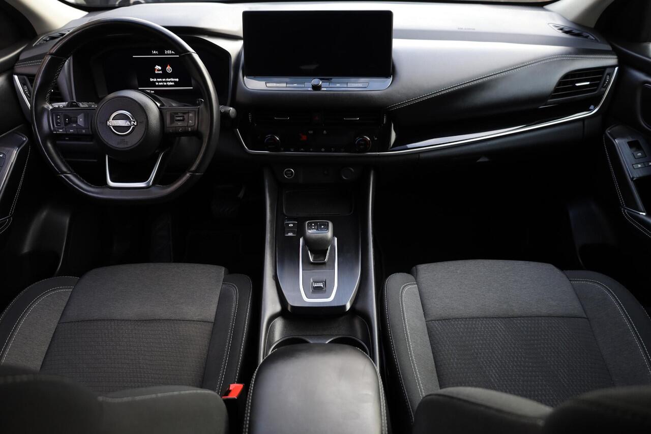 Nissan QASHQAI 1.3 MHEV Xtronic N-Connecta TREKHAAK 360-CAMERA 12.3"DISPLAY! CARPLAY DAB RUIT/STUUR/STOELVERW. CRUISE 2xPDC NAVI CLIMA 18"LMV