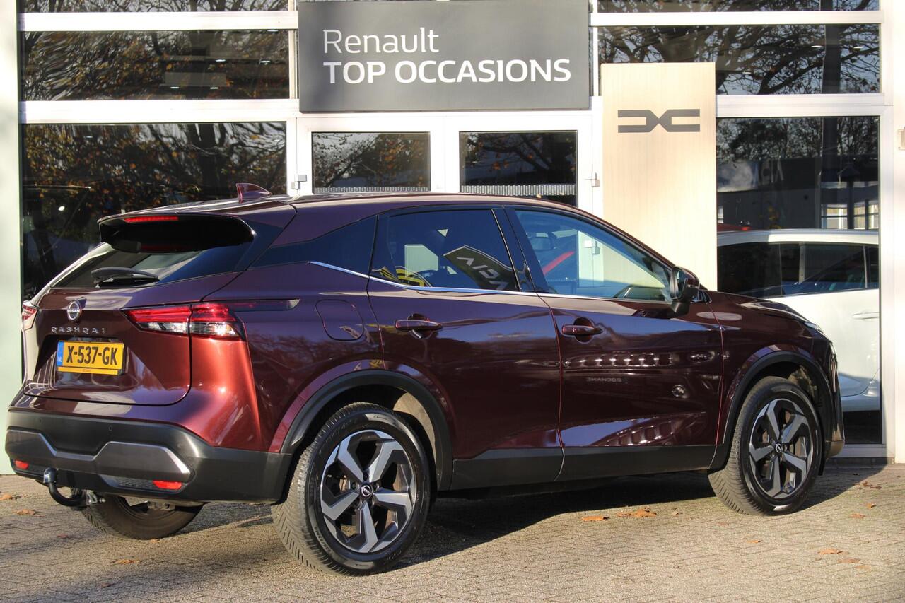 Nissan QASHQAI 1.3 MHEV Xtronic N-Connecta Automaat | Trekhaak | Voorruitverwarming | Stoel en stuur verwarming | Adaptieve cruise | All Season banden